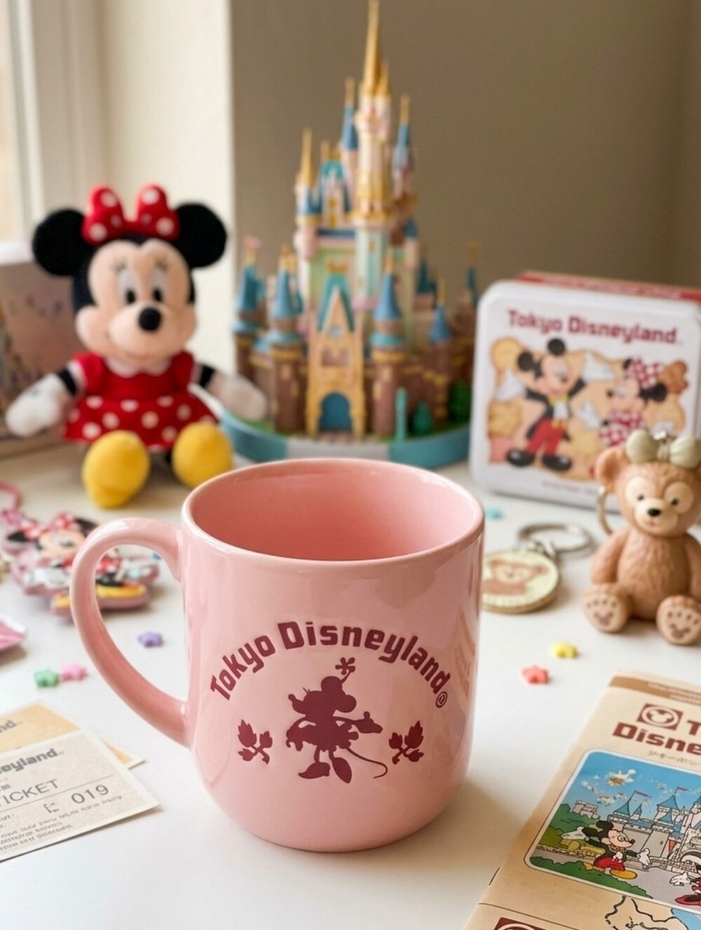 Tokyo Disneyland Pink Minnie Silhouette Mug